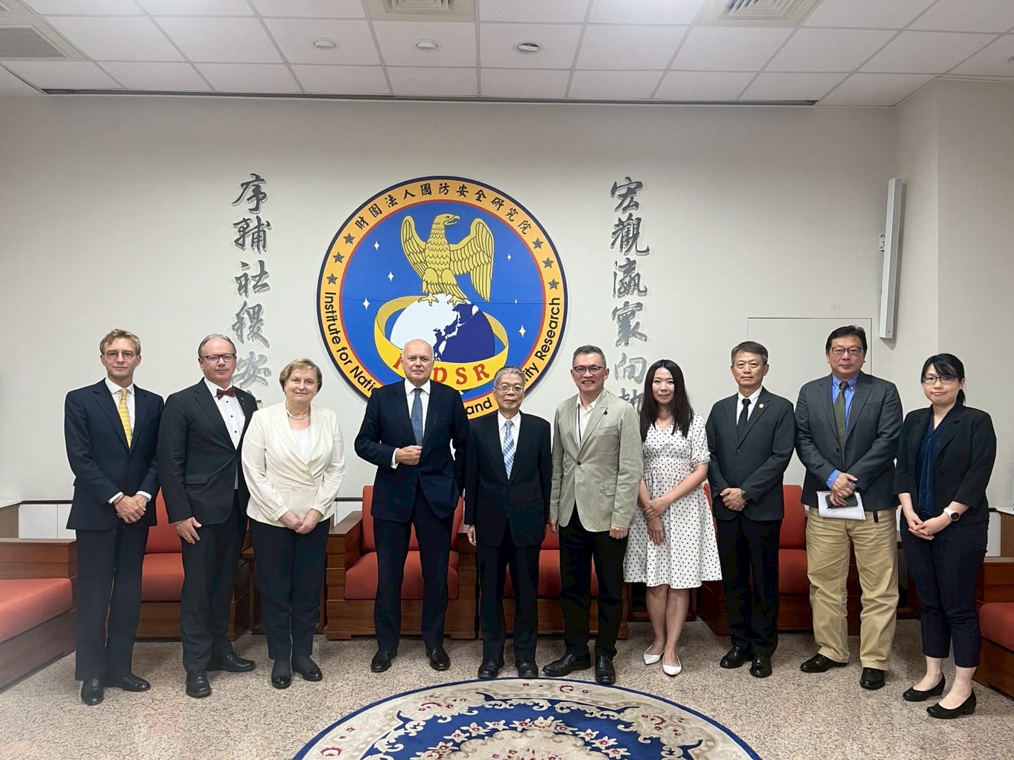 「對中政策跨國議會聯盟」（IPAC）拜訪國防院