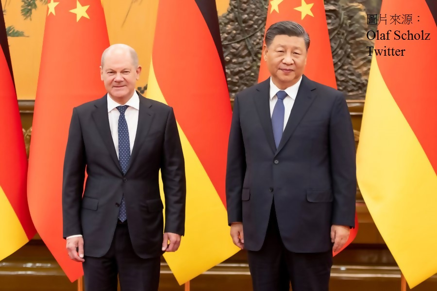 14_習近平與德國總理蕭茲會面之觀察