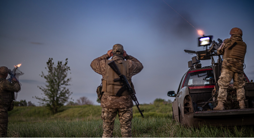 第1124期圖（圖片來源："Sky Fortress—Ukraine’s Acoustic Detection System That Tracks Drones Cheap and Fast," United24 Media, July 1, 2025,  https://united24media.com/war-in-ukraine/sky-fortress-ukraines-acoustic-detection-system-that-tracks-drones-cheap-and-fast-9451。）