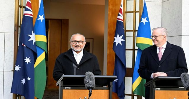 第1108期圖（圖片來源：“Wale, Albanese announce new era of Solomon Islands–Australia partnership,” Solomon Islands Government, June 3, 2026, https://solomons.gov.sb/wale-albanese-announce-new-era-of-solomon-islands-australia-partnership/。）